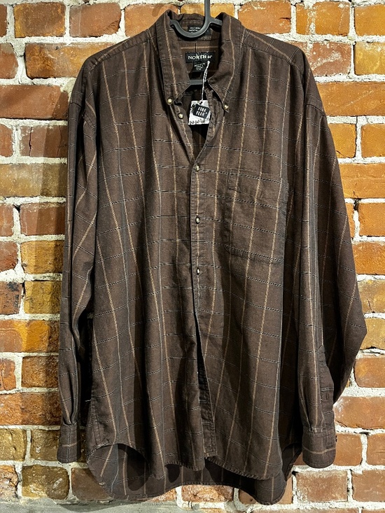 North 44 Other - Vitnage North 44 Brown Plaid Button Up Shirt